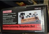 Router Lettering Template Sets Lot 471a Craftsman Router Lettering Template Set