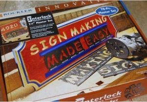 Router Templates for Signs Interlock Sign Making Kit by Rockler Review Woodlogger
