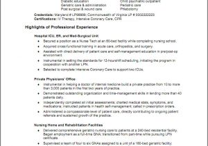Rpn Sample Resume Resume Example for Rpn In Home Health Care Perfect