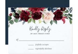 Rsvp Card Wording for Wedding Radiant Bloom Rsvp Card Zazzle Com with Images Rsvp