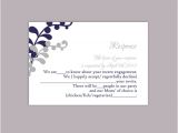 Rsvp Cards for Weddings Templates Diy Wedding Rsvp Template Editable Text Word File Download