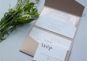Rsvp Full form In Invitation Card Peonies Authentic Pocket Fold Invitation Bundle Bride