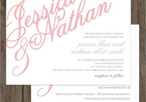 Rsvp Full form In Marriage Card Fancy Script Wedding Invitation Rsvp Set Calligraphy