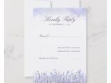 Rsvp Full form In Marriage Card Lavenders Field Floral Purple Wedding Rsvp with Images
