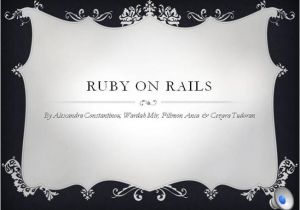 Ruby On Rails Templates Ruby On Rails Presentation Coursework Authorstream