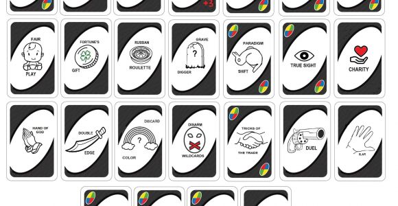 Rules Of Uno Blank Card Uno Customizable Wild Card Expansion Complete Version