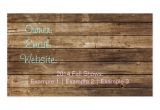 Rustic Business Card Template Free Chic and Rustic Business Card Zazzle
