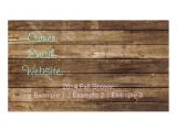 Rustic Business Card Template Free Chic and Rustic Business Card Zazzle