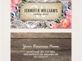 Rustic Business Card Template Free Elegant Makeup Artist Wedding Rustic Floral Business Card