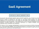 Saas Contract Template Saas Agreement Termsfeed