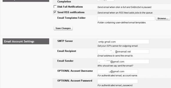 Sabnzbd Email Templates Notify My android Nma Sabnzbd forums