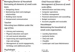 Sahm Resume Sample Stay at Home Mom Resume these are Great Resources for Stay
