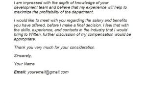 Salary Negotiation Email Template 49 Best Salary Negotiation Letters Emails Tips ᐅ