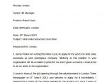 Sale associate Cover Letter 10 Retail Cover Letter Templates to Download for Free