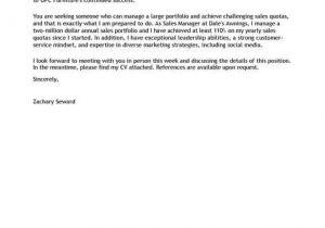 Sale Manager Cover Letter Sales Manager Cover Letter Template Cover Letter