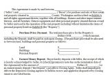 Sale Of House Contract Template House for Sale Contract