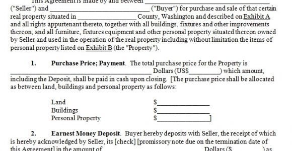 Sale Of House Contract Template House for Sale Contract