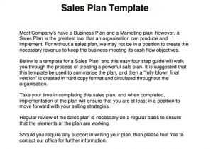 Sales Business Plan Template Free 24 Sales Plan Templates Pdf Rtf Ppt Word Excel