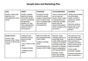 Sales Business Plan Template Free Free Sales Plan Templates Free Printables Word Excel