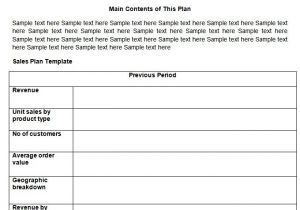 Sales Business Plan Template Free Sales Action Plan Template 11 Free Word Excel Pdf