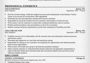 Sales Engineer Resume Sales Engineering Resume Resumecompanion Com Resume