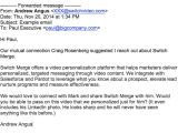 Sales Prospecting Email Template Sales Prospecting Emails 4 Great Examples
