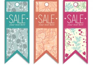 Sales Tags Template Sale Tags Free Templates Vector Free Download