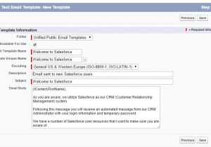 Salesforce Custom Email Template Save Time by Creating Email Templates In Salesforce