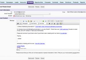 Salesforce Custom Email Template Send Tracked Pardot Email Templates From Salesforce Com