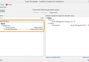 Salesforce Email Template Lookup Field Using Salesforce Email Templates In Outlook Linkpoint360