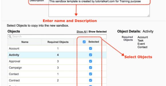 Salesforce Sandbox Template How to Create Salesforce Sandbox Template