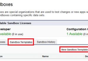Salesforce Sandbox Templates Infallible Techie Sandbox Templates In Salesforce