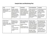 Salesperson Business Plan Template Free Sales Plan Templates Free Printables Word Excel