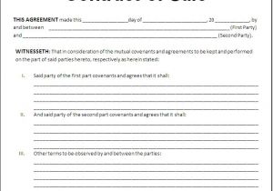 Salesperson Contract Template Sales Contract Template Cyberuse