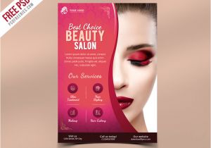 Salon Flyer Templates Beauty Salon Flyer Template Psd Psdfreebies Com