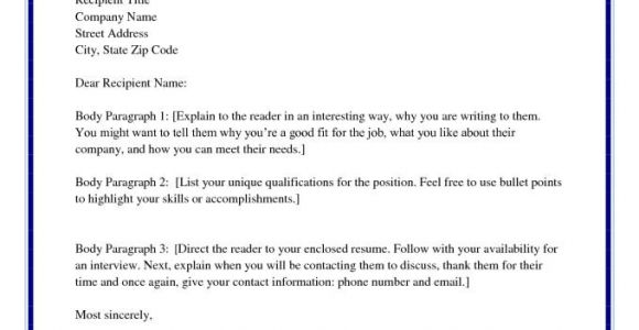 Salutation for Cover Letter with Unknown Recipient Salutations for Cover Letters Resume Badak
