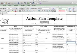 Sample Business Plan Template Excel Perfect Business Action Plan Template Example In Excel