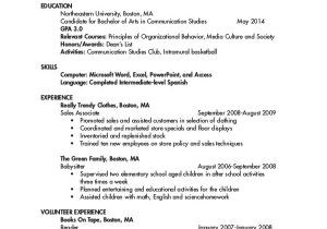 Sample College Student Resume College Student Resume 8 Free Word Pdf Documents