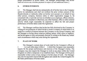 Sample Contract Of Employment Template Ireland Senior Manager 39 S Employment Contract