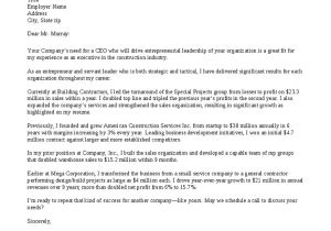 Sample Cover Letter for Ceo Position Ceo Cover Letters Letters Font
