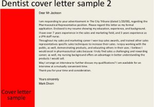 Sample Cover Letter for Dentist Job Dentist Cover Letter
