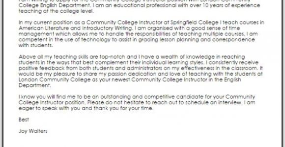 Sample Cover Letter for Online Teaching Position Sample Cover Letter for Submitting Resume Online Cover