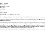 Sample Cover Letter for Pharmacy Technician Job Pharmacy Technician Cover Letter Example Icover org Uk