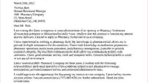 Sample Cover Letter for Pharmacy Technician No Experience 3 Pharmacy Technician Cover Letter No Experiencereport