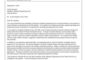 Sample Cover Letters for Engineers 7 Sample Engineering Cover Letters Sample Templates