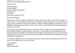 Sample Cover Letters for Sales Jobs Adminsales Cover Letter Application for A Job Vacancy
