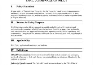 Sample Email Archive Policy Template 9 It Policy Templates Free Pdf Doc format Download