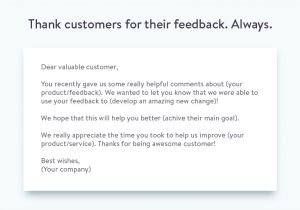 Sample Email Templates for Customer Service the Proper Way to ask for Customer Feedback