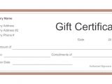 Sample Gift Vouchers Templates Perfect format Samples Of Gift Voucher and Certificate