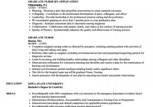 Sample Graduate Nurse Resume Graduate Nurse Resume Samples Velvet Jobs